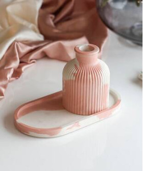 Ваза + подставка, цвет в ассортименте